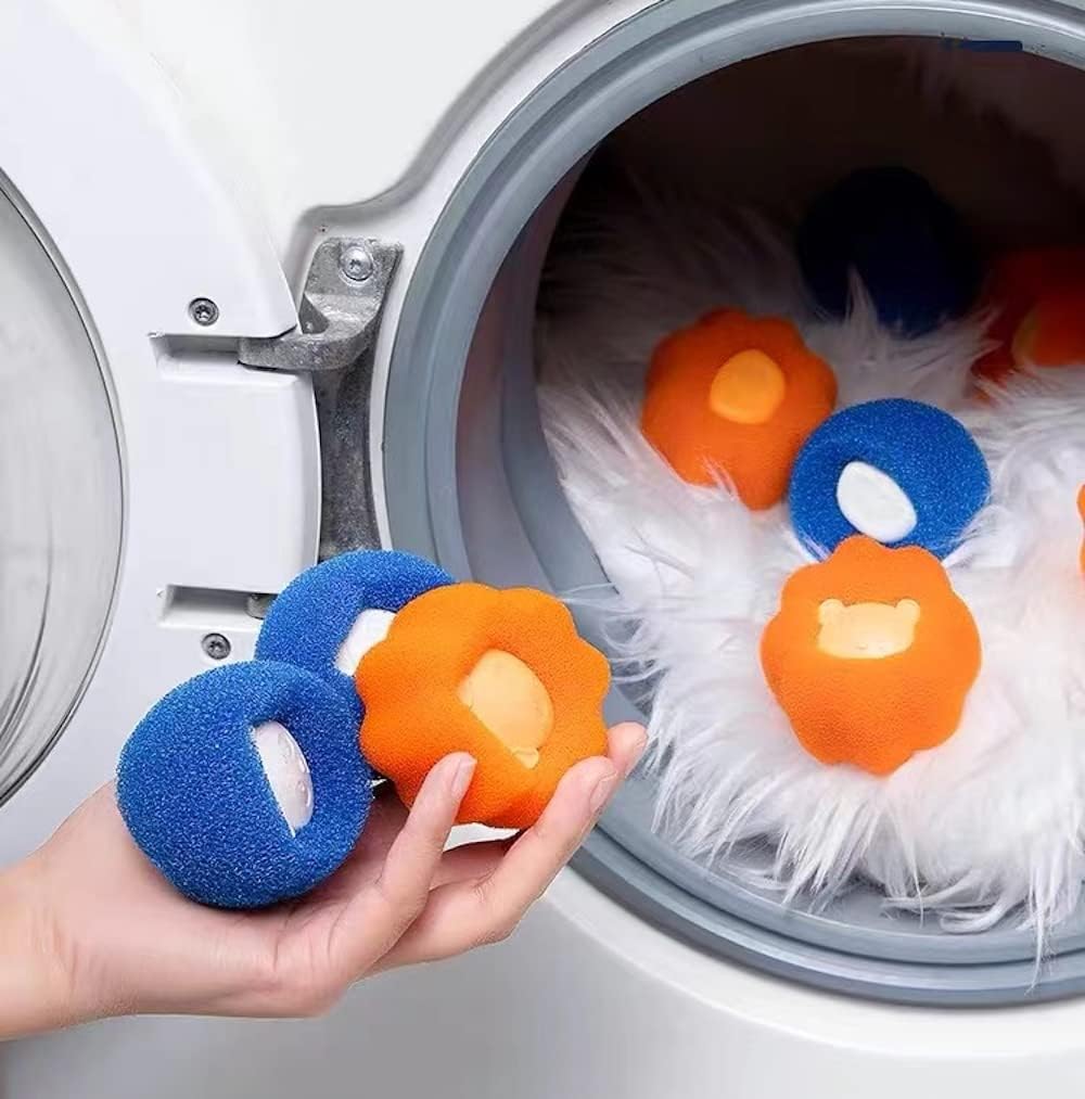 FurZap™ WashHalo™ Hair-Catcher Balls