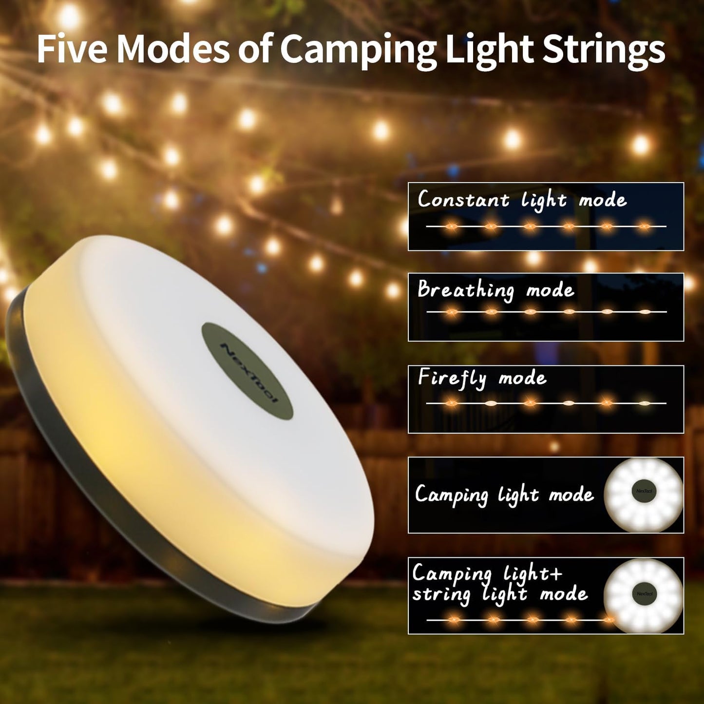 SolarGlow Pro™ Retractable String Lights