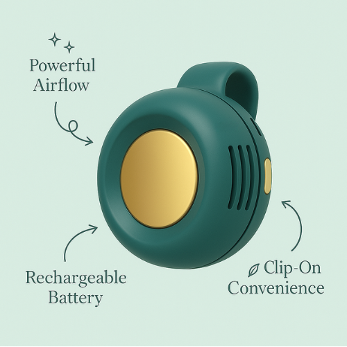 ChillCouture™ Clip-on Fan