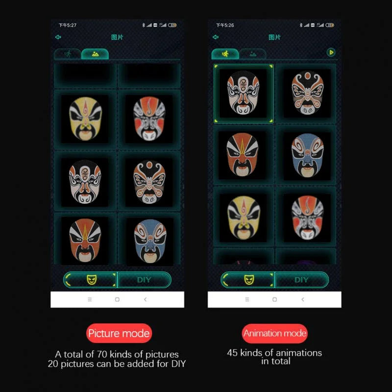 ByteMask™ Programmable LED Mask