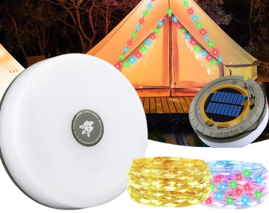SolarGlow Pro™ Retractable String Lights
