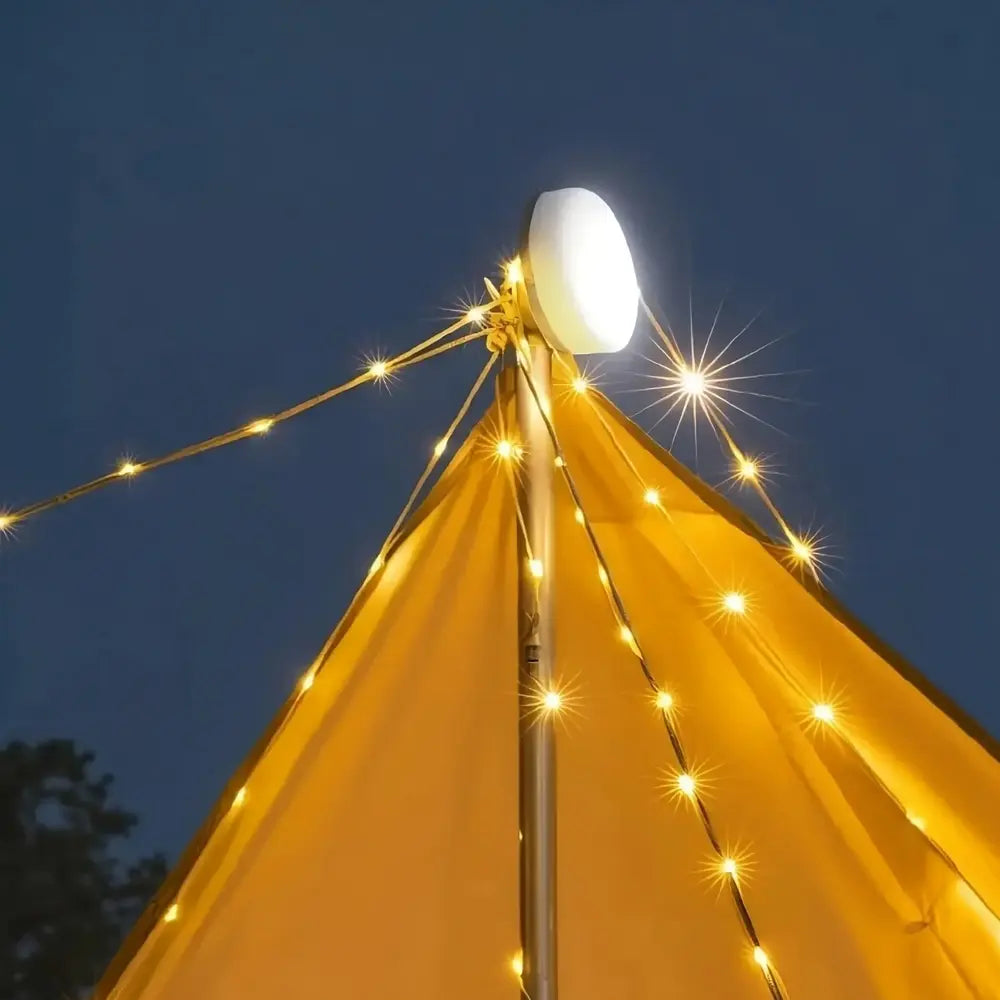 SolarGlow Pro™ Retractable String Lights