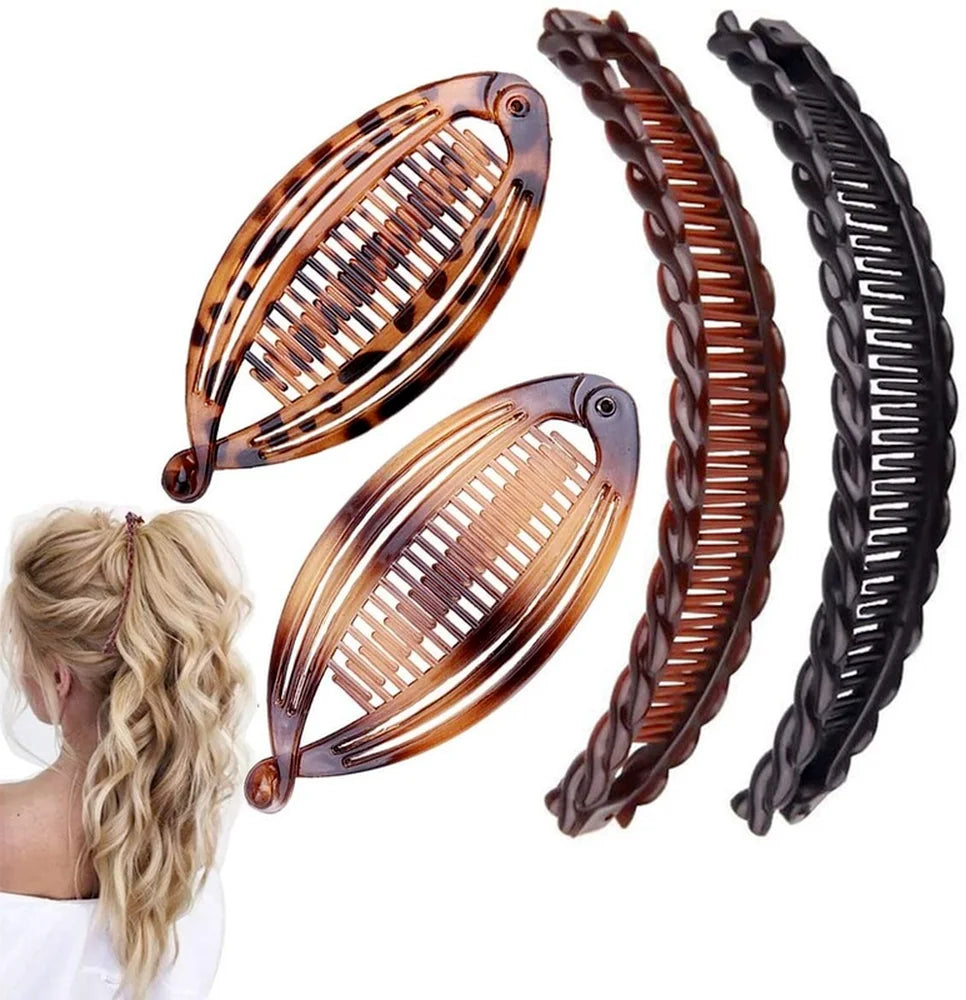 Vintage Hair Clips (4 pcs)