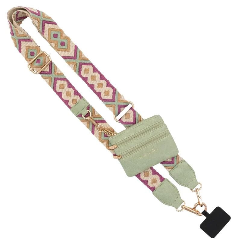 Stylish & Secure Crossbody Phone Lanyard with Purse