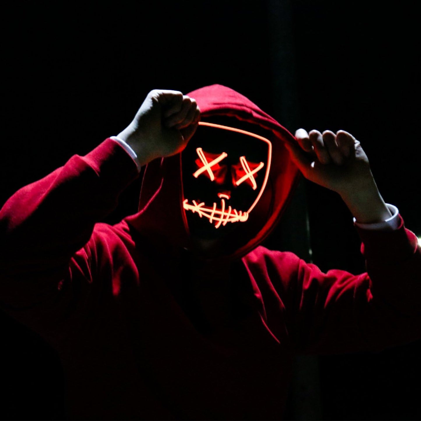 PhantomGlitz™ - Glow-in-the-Dark Festival Mask