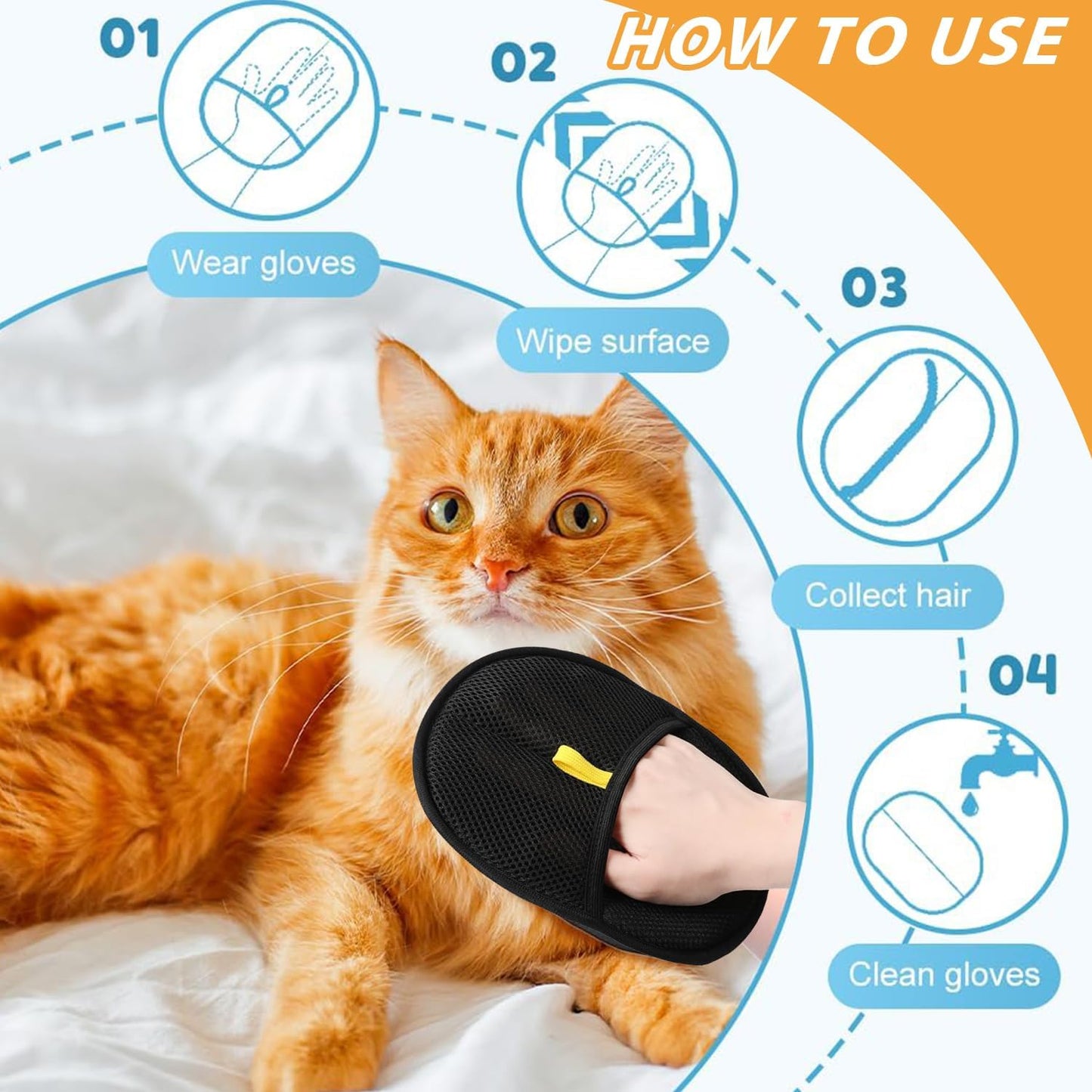 FurZap™ Hair Remover Mitt
