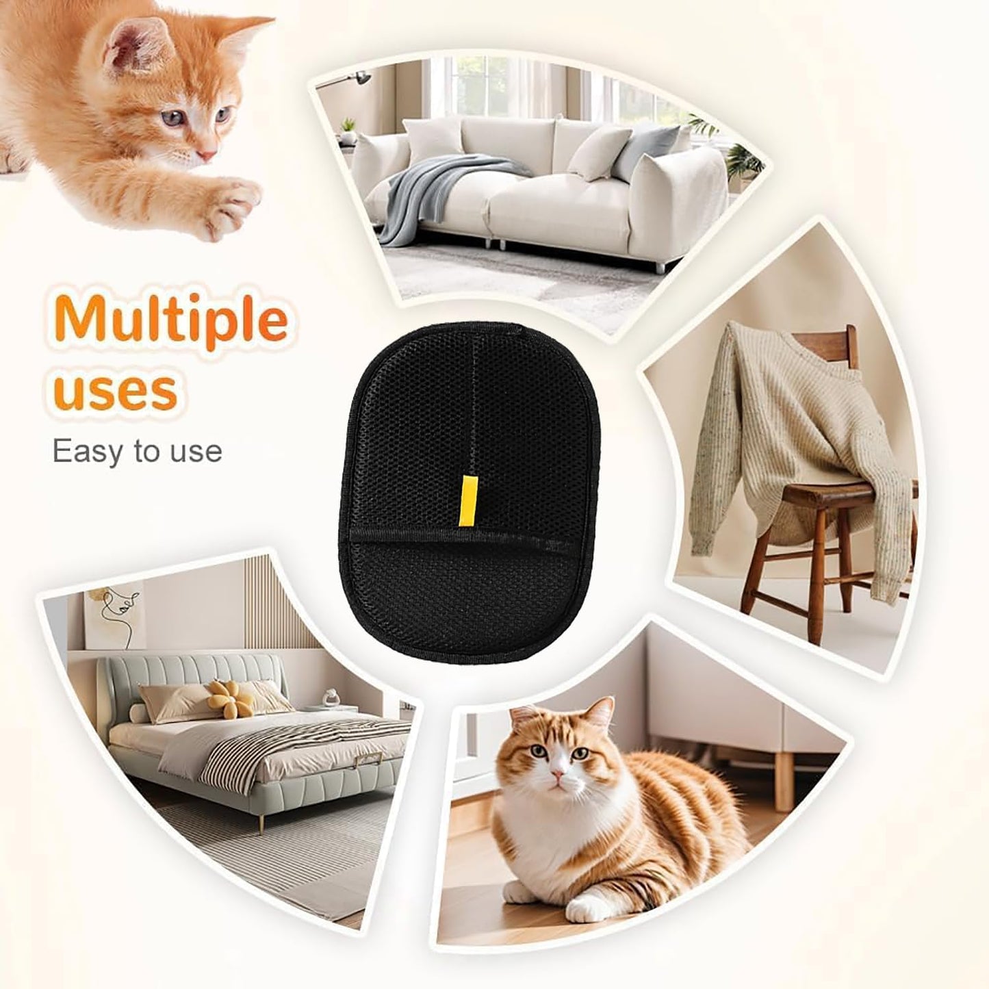 FurZap™ Hair Remover Mitt