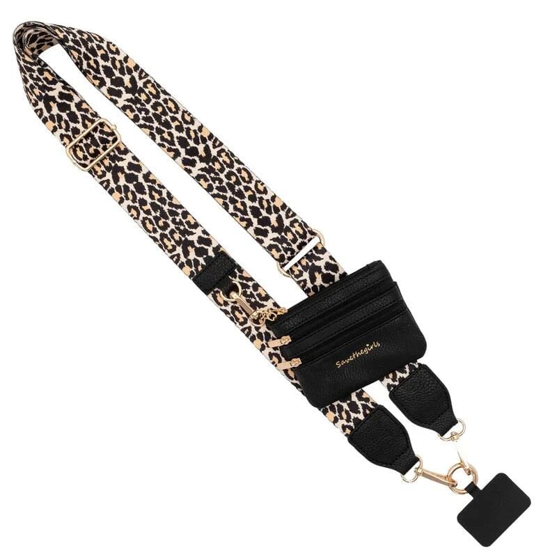 Stylish & Secure Crossbody Phone Lanyard with Purse