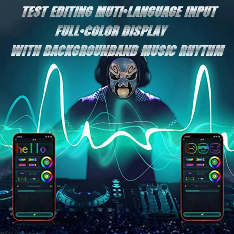 ByteMask™  Programmable  LED Mask