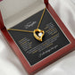 To My Daughter| Closed My Eyes | Forever Love Necklace