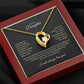 To My Daughter| Closed My Eyes | Forever Love Necklace