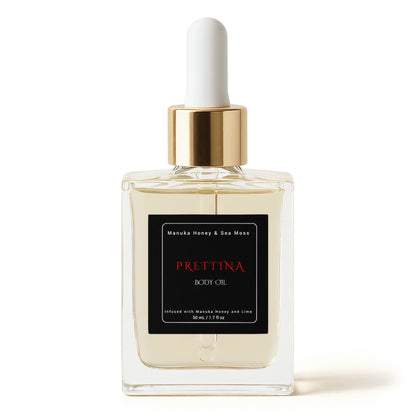 Prettina Manuka Honey Sea Moss Body Oil