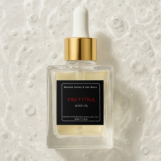 Prettina Manuka Honey Sea Moss Body Oil