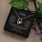 To My Daughter| Closed My Eyes | Forever Love Necklace