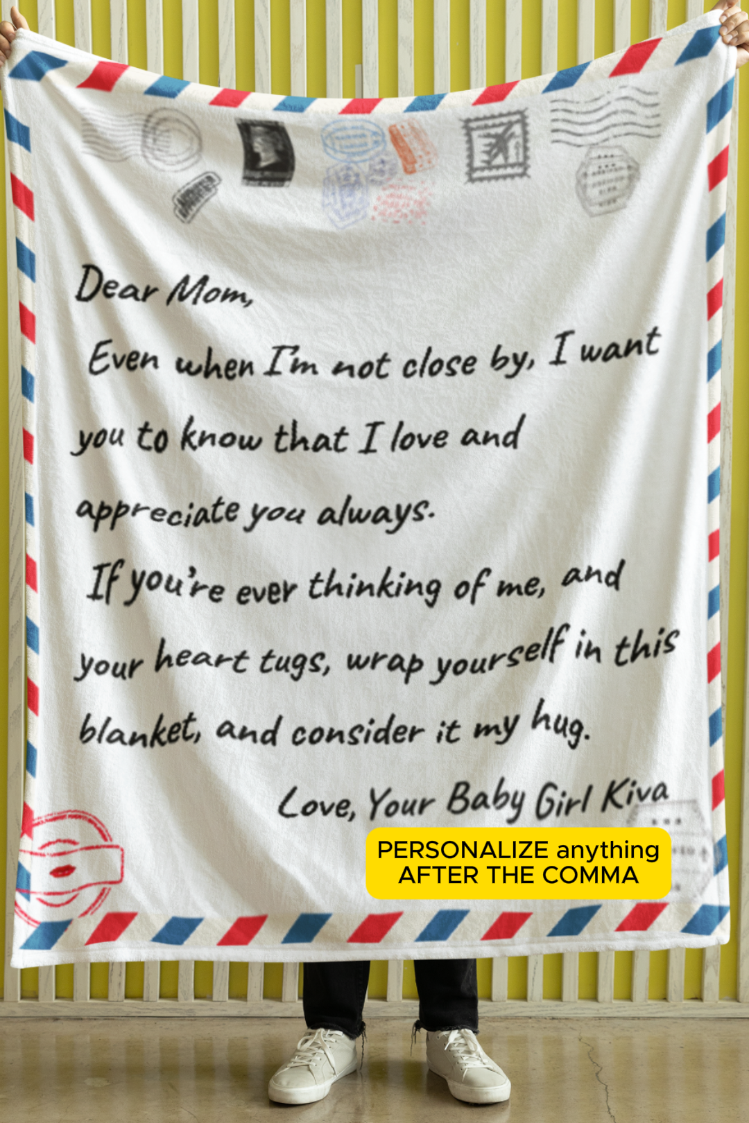 Heartfelt Mom Blanket Gift