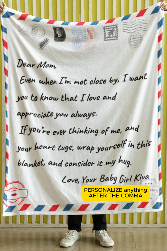 Heartfelt Mom Blanket Gift