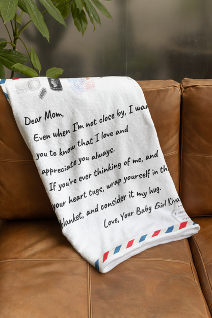 Heartfelt Mom Blanket Gift