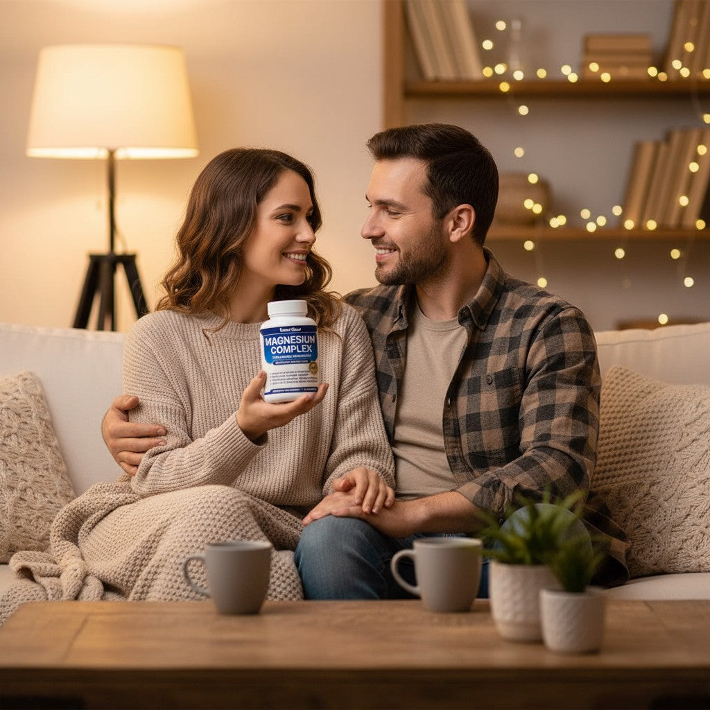 EnerGlow customer holding magnesium complex