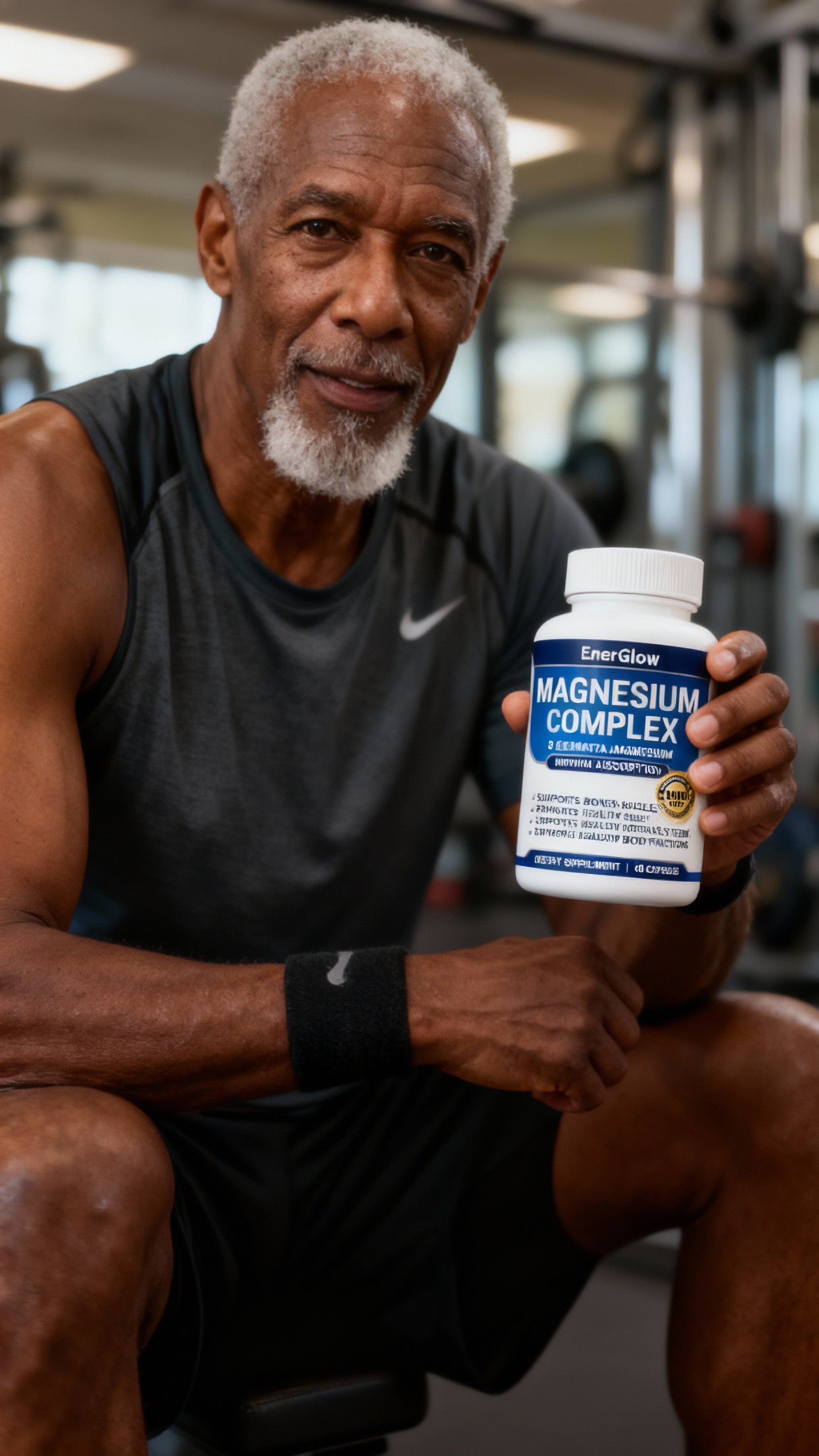 EnerGlow customer holding magnesium complex