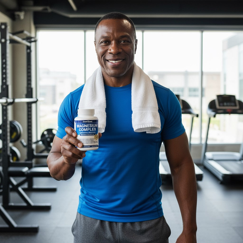 EnerGlow customer holding magnesium complex